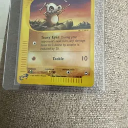 Cubone 72/147 Aquapolis Reverse Holo 2002 E Series Pokemon Card - Image 4