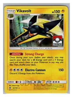 Pokemon League Promo Holo 52/149 Vikavolt - Image 1