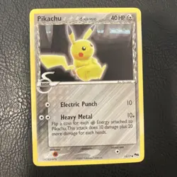 Pikachu Delta Species 13/17 Pop Series 5 Pokemon TCG Steel Type LP - Image 1