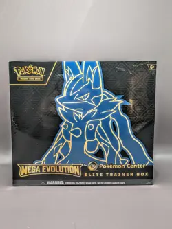 *READ DESCRIPTION!* Pokemon Center Exclusive Mega Evolution Lucario ETB Sealed - Image 1