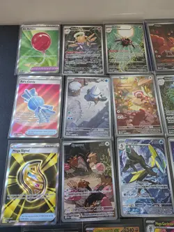Pokemon TCG Lot Of 33 Mega Evolution Illustration Rare Ultra Rare Double NO DUPE - Image 2