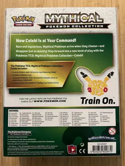 Pokemon 2016 20th Anniversary XY Generations Celebi Mythical Pin Collection Box - Image 2