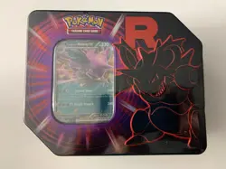 Pokemon TCG Team Rocket Destined Rivals Nidoking Factory Sealed 5 Booster Tin - Image 1