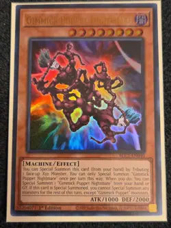 Gimmick Puppet Nightmare (Gold) Ultra Rare BLC1-EN040 NM 1st Edition Yu-Gi-Oh! - Image 1
