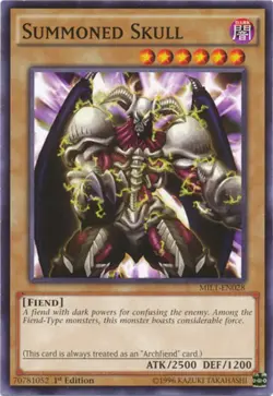 1x (EX) Summoned Skull - MIL1-EN028 - Common - 1st Edition YuGiOh - Image 1