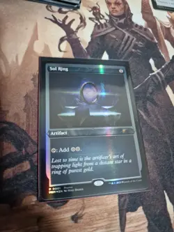MTG ~ Foundations ~ Alt Art ~ Sol Ring ~ Promo Card ~ P001 ~ Foil - Image 1