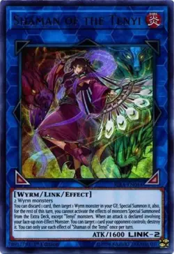 1x (EX) Shaman of the Tenyi - RIRA-EN044 - Ultra Rare - 1st Edition YuGiOh - Image 1