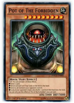 1x (NM) Pot of The Forbidden - DOCS-EN040 - Common - 1st Edition YuGiOh - Image 1
