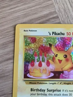 Pokemon Pikachu TCG Birthday Card 24/53 SWSH Celebrations Collection - Image 3