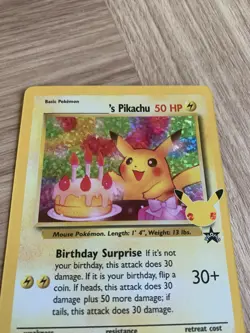 Pokemon Pikachu TCG Birthday Card 24/53 SWSH Celebrations Collection - Image 5