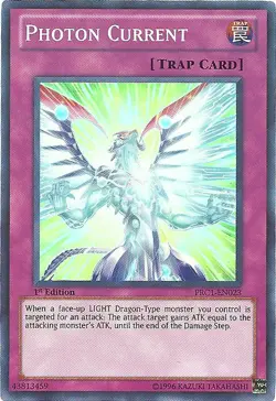 1x (EX) Photon Current - PRC1-EN023 - Super Rare - 1st Edition YuGiOh - Image 1