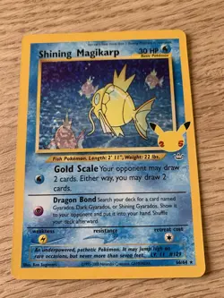 Shining Magikarp Holo Card Celebrations Classic Collection 66/64 Pokemon card - Image 2