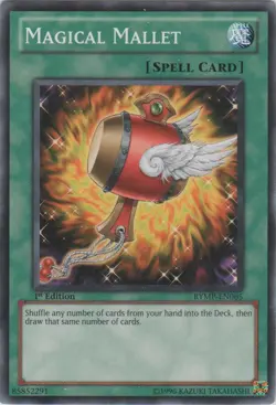1x (LP) Magical Mallet - RYMP-EN065 - Common - 1st Edition YuGiOh - Image 1