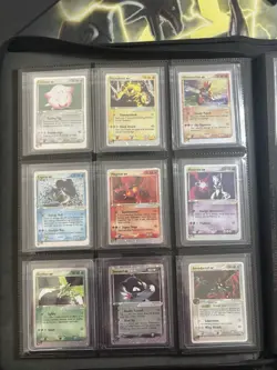 Pokemon EX 121 Vintage Card Lot Near Complete Set - HEAVILY PLAYED/DAMAGED - Image 1