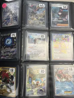 Pokemon 197 Card Top Loaded Binder Lot Modern Vintage Sir Ir And More !! - Image 1