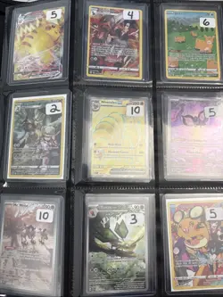 Pokemon 197 Card Top Loaded Binder Lot Modern Vintage Sir Ir And More !! - Image 3