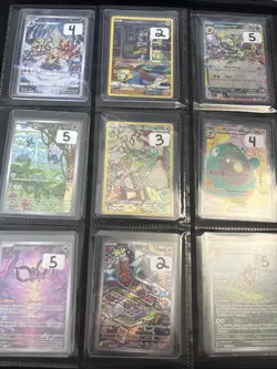 Pokemon 197 Card Top Loaded Binder Lot Modern Vintage Sir Ir And More !! - Image 4