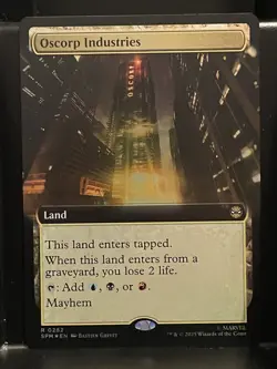 Oscorp Industries FOIL EXTENDED #282 NM/M MTG Spiderman Magic Card - Image 1