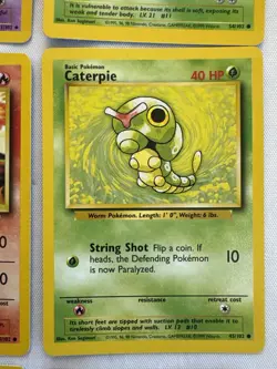 1999 Pokemon Base Card Lot Of 14- Original WOTC 46/102-61/102 - Image 3