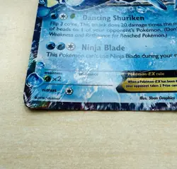 Ash-Greninja EX XY133 Black Star Promo Pokemon Card Damaged/HP - Image 4