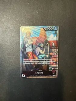 One Piece Shanks OP09-001 PSA Magazine Promo Card - Image 1