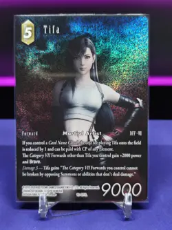 Final Fantasy TCG (FFTCG) - Tifa 11-071L Full Art Foil - Pack Fresh Chase Card!! - Image 1