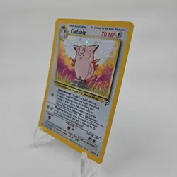 Pokemon TCG Clefable Base Set 2 Holo Unlimited Rare Card 5/130 - Image 2