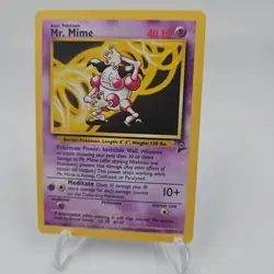 Mr Mime 27/130 Non-Holo Rare Base Set 2 Pokemon Card LP Condition - Image 1
