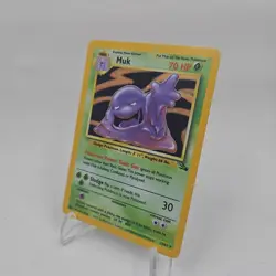 Pokemon Muk TCG Fossil Card 13/62 Holo Unlimited Rare - Image 2