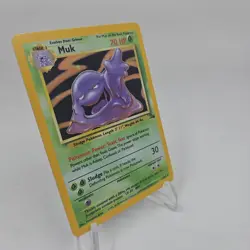 Pokemon Muk TCG Fossil Card 13/62 Holo Unlimited Rare - Image 3