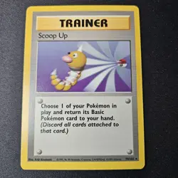 Scoop Up 78/102 Base Set Rare Non-Holo Vintage Pokemon TCG Card - Image 1