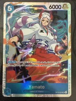 Yamato OP13-054 SR NM - Carrying On His Will - ONE PIECE Card Game JP - Image 1