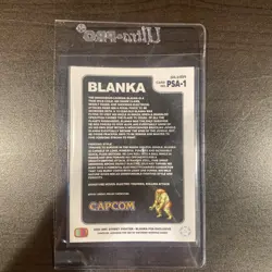 Blanka PSA - Silver Magazine Exclusive Street Fighter 2 Promo Card - Image 2