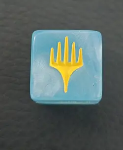 Commander: March of the Machine Planar Die - Blue - MTG Magic Dice Planechase D6 - Image 1