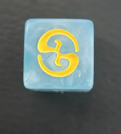 Commander: March of the Machine Planar Die - Blue - MTG Magic Dice Planechase D6 - Image 2
