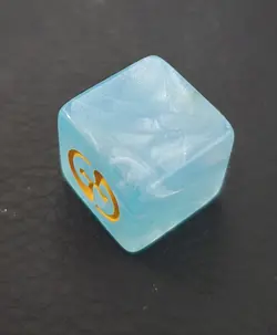 Commander: March of the Machine Planar Die - Blue - MTG Magic Dice Planechase D6 - Image 4