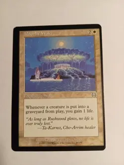 MTG MISPRINT MISCUT MOONLIT WAKE ERROR MAGIC THE GATHERING - Image 1