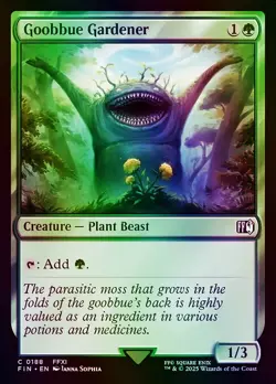 Goobbue Gardener FINAL FANTASY (FIN) NM MTG Foil - Image 1