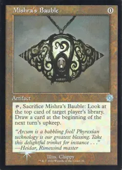 MISHRA'S BAUBLE 34 RETRO FRAME FOIL THE BROTHERS' WAR MTG MAGIC NM - Image 1