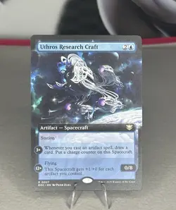 Uthros Research Craft Extended Art Regular - Edge Of Eternities Commander MTG-NM - Image 1