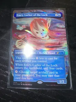 Emry, Lurker of the Loch Borderless FOIL Secret Lair MTG NM 30th Countdown Kit - Image 2