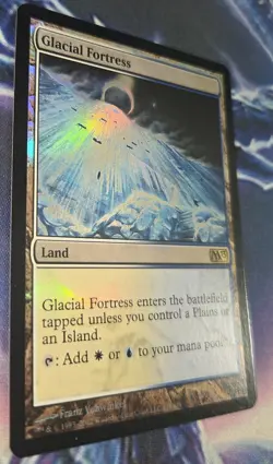 FOIL Glacial Fortress ~ NM+ Core Set Magic 2013 / M13 ~Free SHIPPING - Image 2