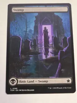 MTG Swamp Full Art Foundations - Image 1