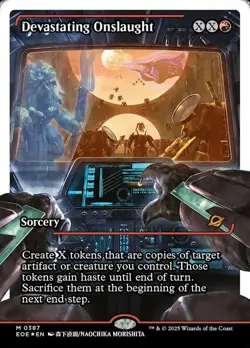 NM-Mint, English MTG Foil Devastating Onslaught (0387) - Fracture Foil - Showcas - Image 1