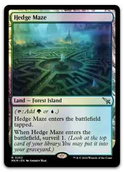 Hedge Maze #262 (Foil) (NM) Murders Karlov Manor MKM Magic MTG - Image 1