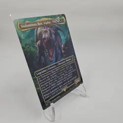 Indominus Rex Alpha Borderless Universe Beyond Jurassic World Collection MTG NM - Image 2