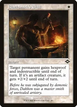 [MTG] Blacksmith's Skill (Retro Frame) (381) (MH2) NM - Image 1