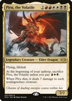 [MTG] Piru, the Volatile (207) (MH2) NM - Image 1