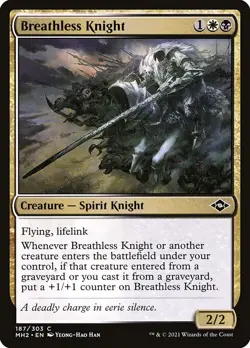 [MTG] Breathless Knight (187) (MH2) NM - Image 1