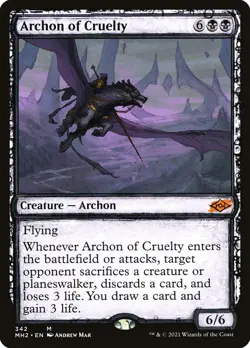 [MTG] Archon of Cruelty (Showcase) (342) (MH2) NM - Image 1